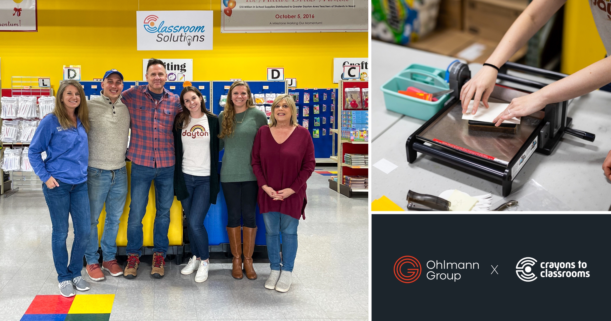 OG Gives Back Crayons to Classrooms Ohlmann Group