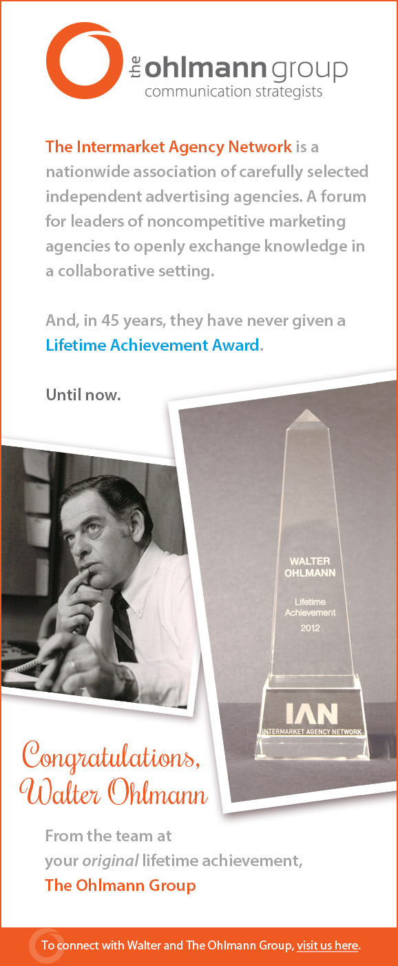 Intermarket Agency Network Lifetime Achievement Award