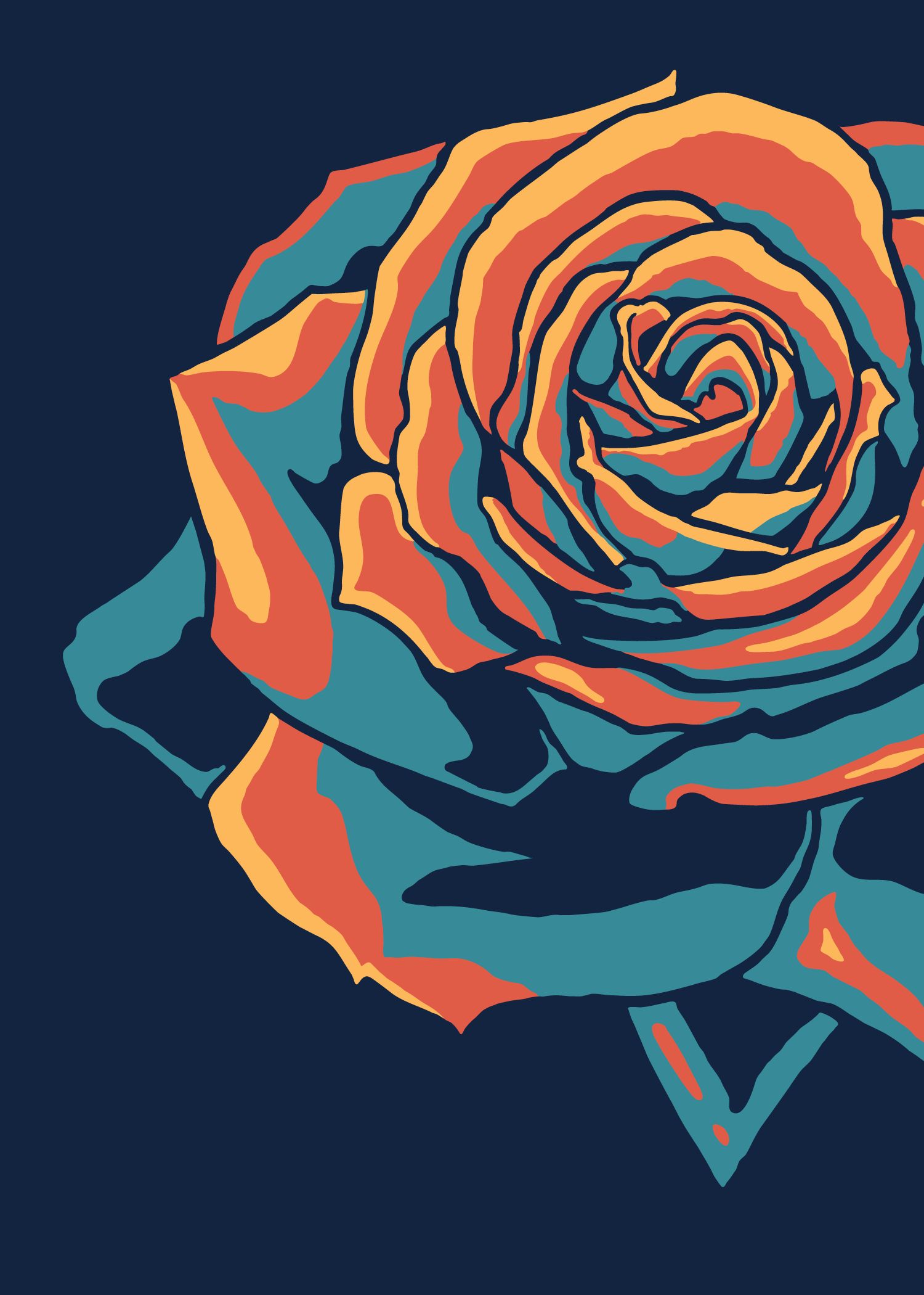 Illustration of a flower