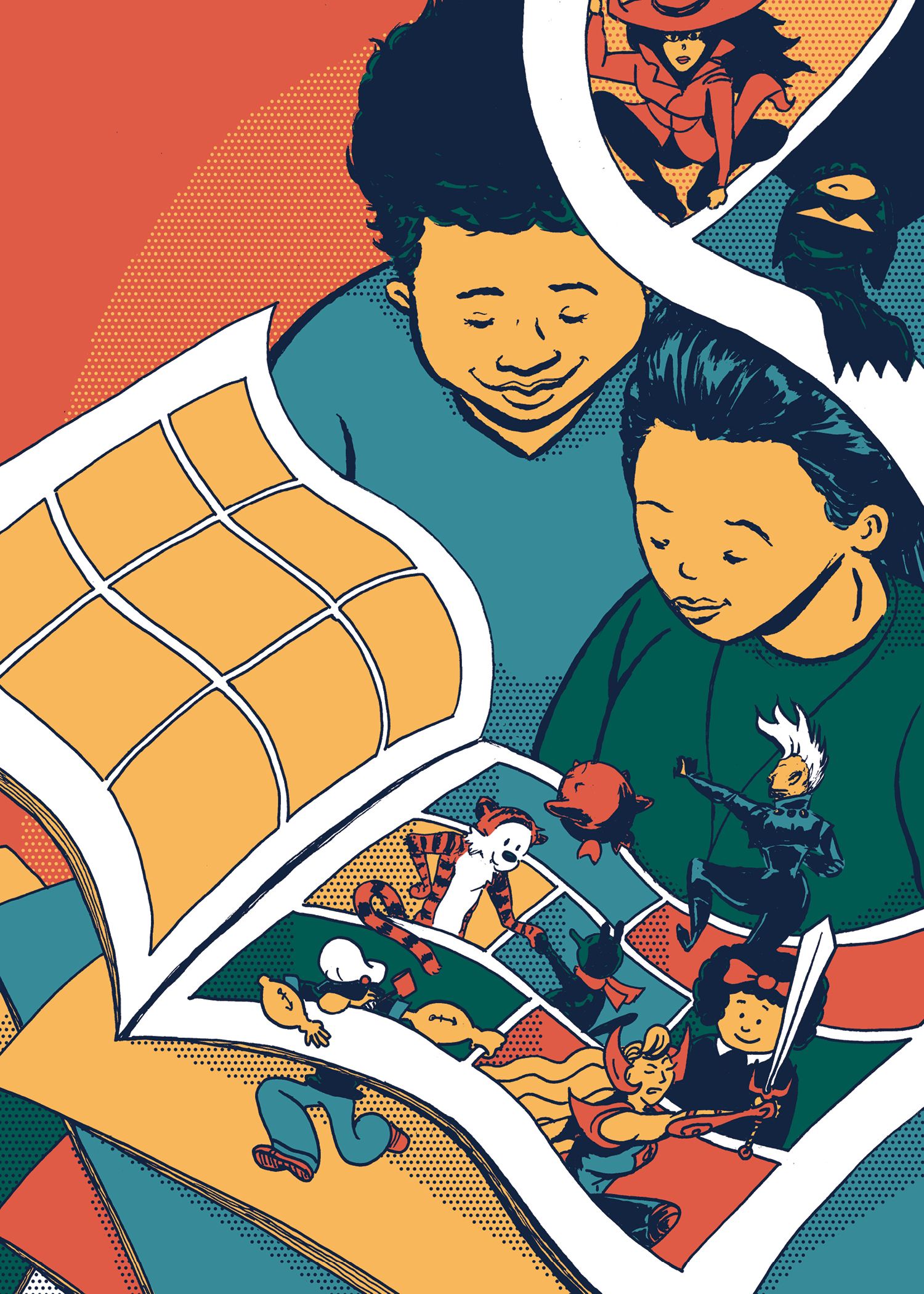 Illustration of National Comic Book Day